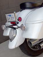 The new-for-2004 white lens covers on the Road Star drew mixed reviews, both for style and visibility.